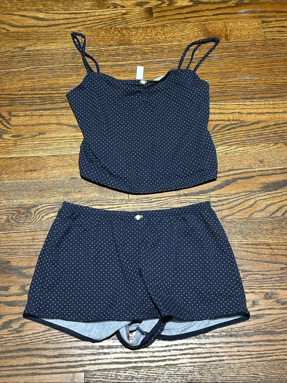 Polka Dot Women's Sleep Set - Navy